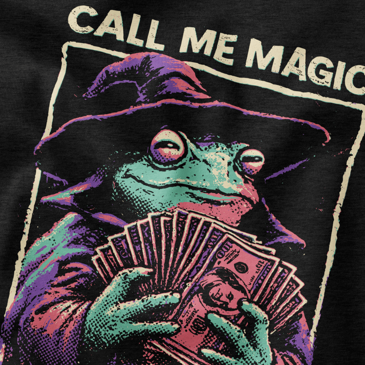 Call Me Magic T-Shirt - Cardtisan - T-Shirt - Navy - S - casual wear - everyday style