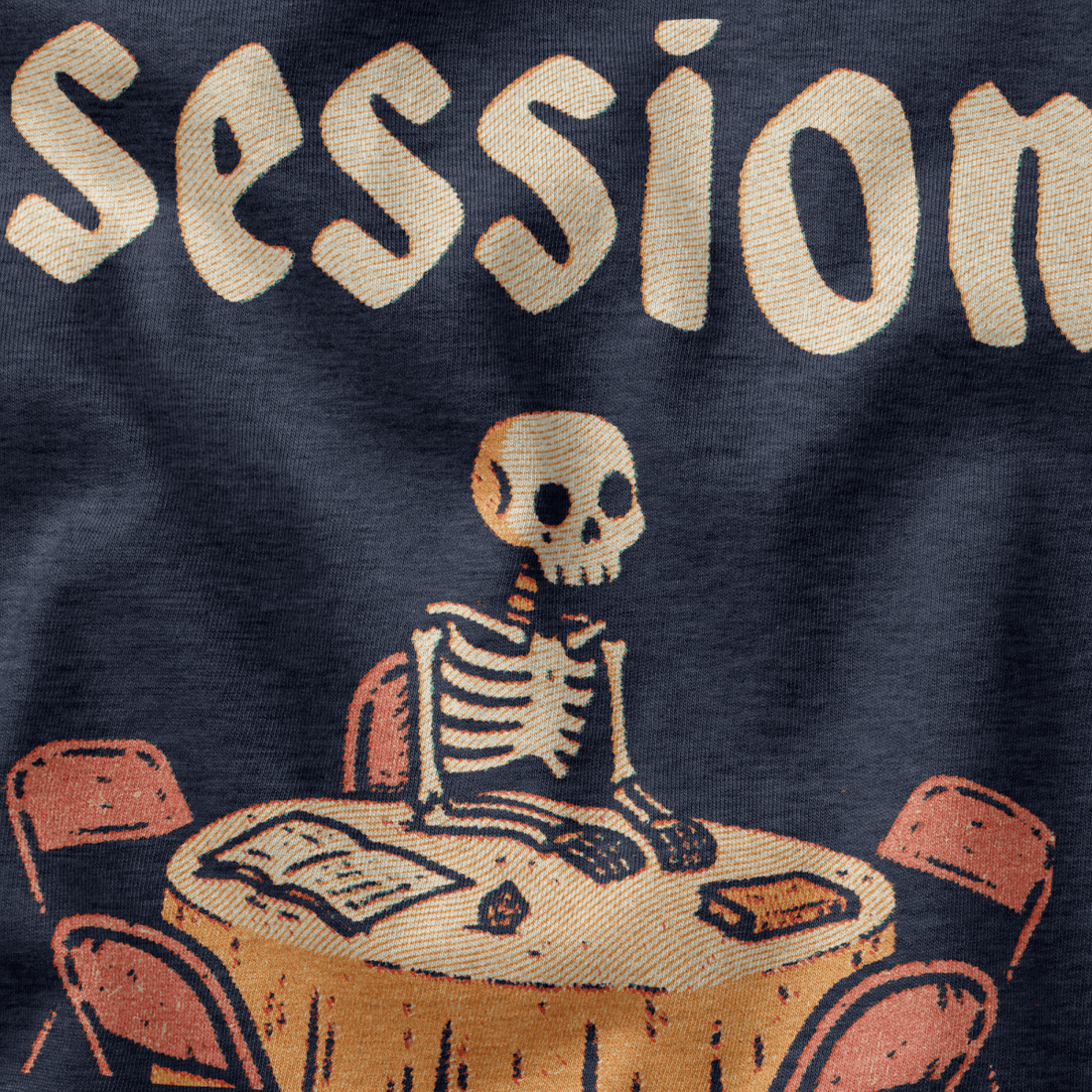 Cancelled Again T-Shirt - Cardtisan - T-Shirt - Navy - S - casual wear - dnd