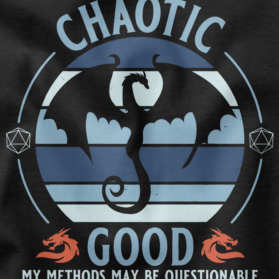 Chaotic Good T-Shirt - Cardtisan - T-Shirt - Abyssal - S - casual wear - dnd