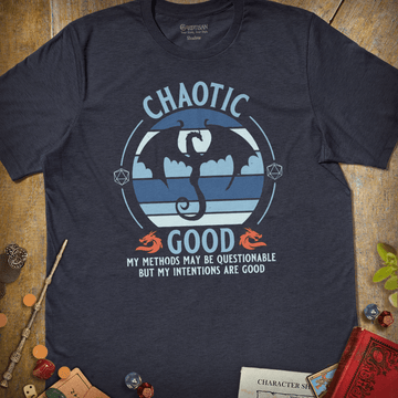 Chaotic Good T-Shirt - Cardtisan - T-Shirt - Abyssal - S - casual wear - dnd