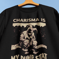 Charisma Dump Stat T-Shirt - Cardtisan - T-Shirt - Black - S - casual wear - dnd