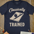 Classically Trained T-Shirt - Cardtisan - T-Shirt - Navy - S - character-sheet - d20