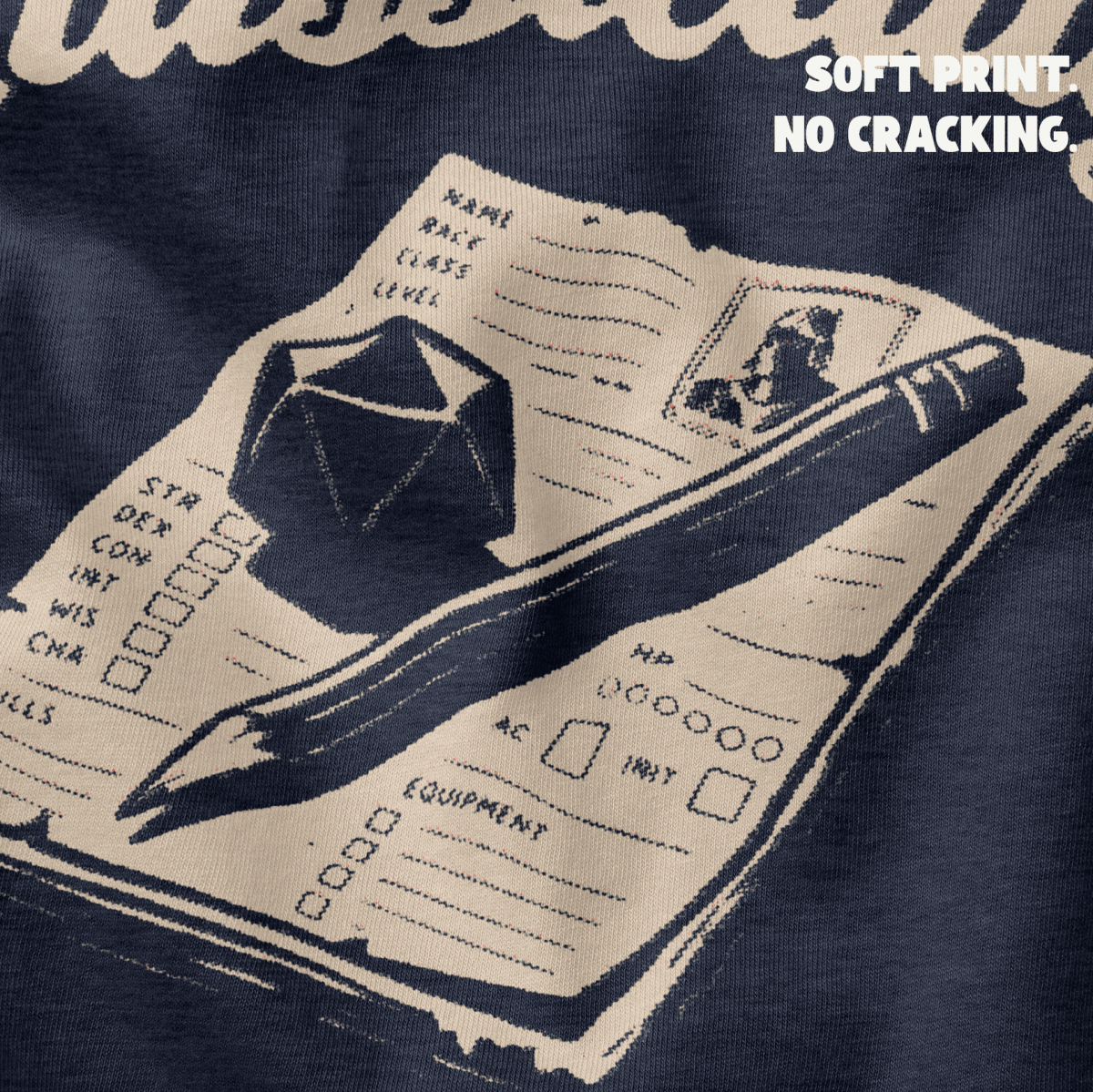 Classically Trained T-Shirt - Cardtisan - T-Shirt - Sage - S - character-sheet - d20