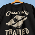 Classically Trained T-Shirt - Cardtisan - T-Shirt - Sage - S - character-sheet - d20