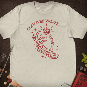 Could Be Worse T-Shirt - Cardtisan - T-Shirt - Light - S - casual wear - dice