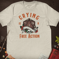 Crying Free Action T-Shirt - Cardtisan - T-Shirt - Light - S - casual wear - dnd
