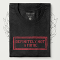 Definitely Not a Mimic T-Shirt - Cardtisan - T-Shirt - Shadow - S - casual wear - dnd