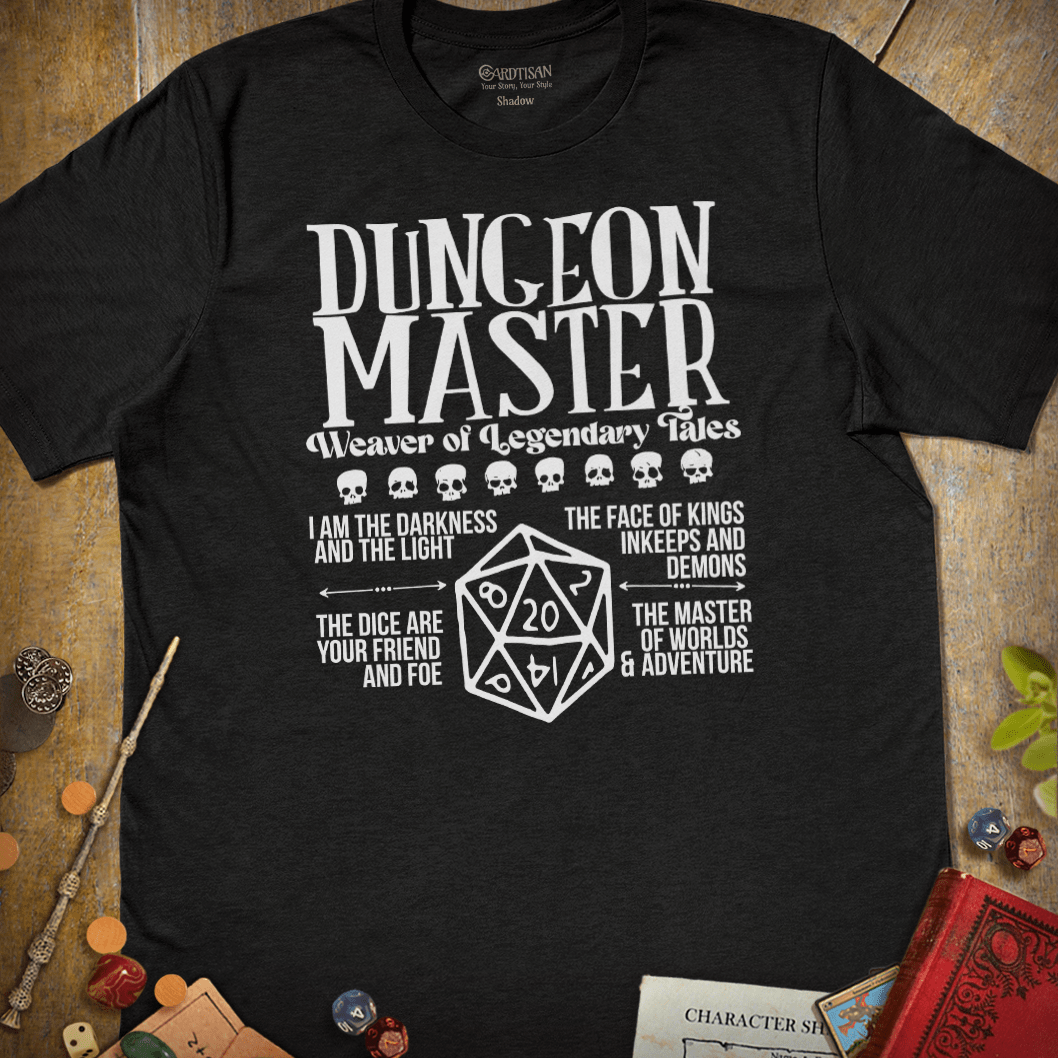 DM Legendary Tales T-Shirt - Cardtisan - T-Shirt - Dark - S - casual wear - DM