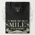 DM Smile T-Shirt - Cardtisan - T-Shirt - Shadow - S - casual wear - dm