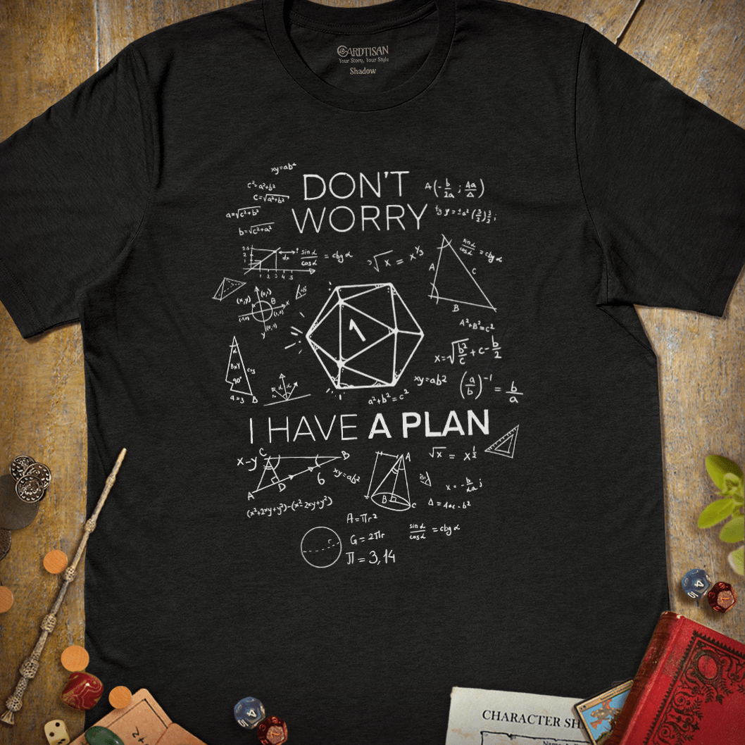 Don't Worry T-Shirt - Cardtisan - T-Shirt - Dark - S - casual wear - dnd