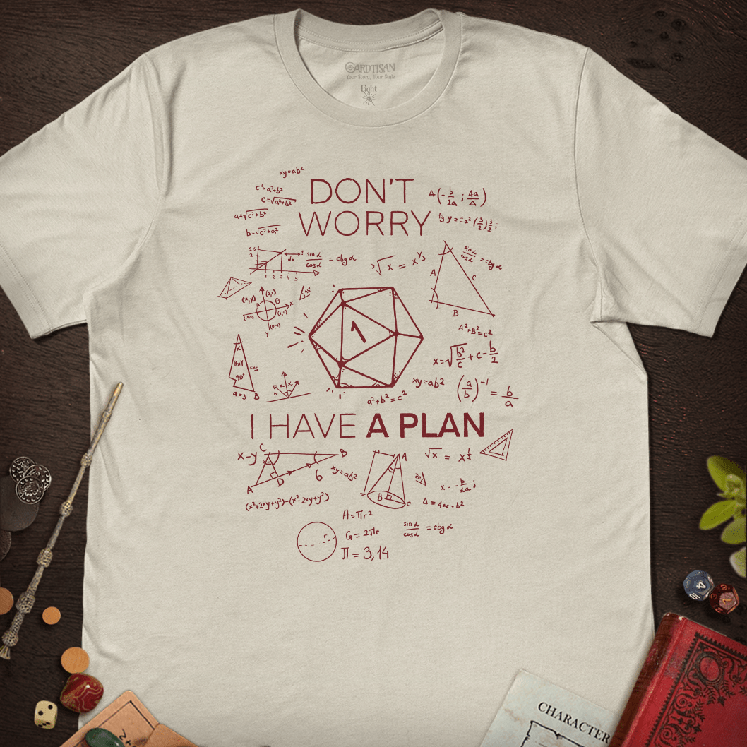 Don't Worry T-Shirt - Cardtisan - T-Shirt - Dark - S - casual wear - dnd
