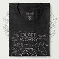 Don't Worry T-Shirt - Cardtisan - T-Shirt - Shadow - S - casual wear - dnd