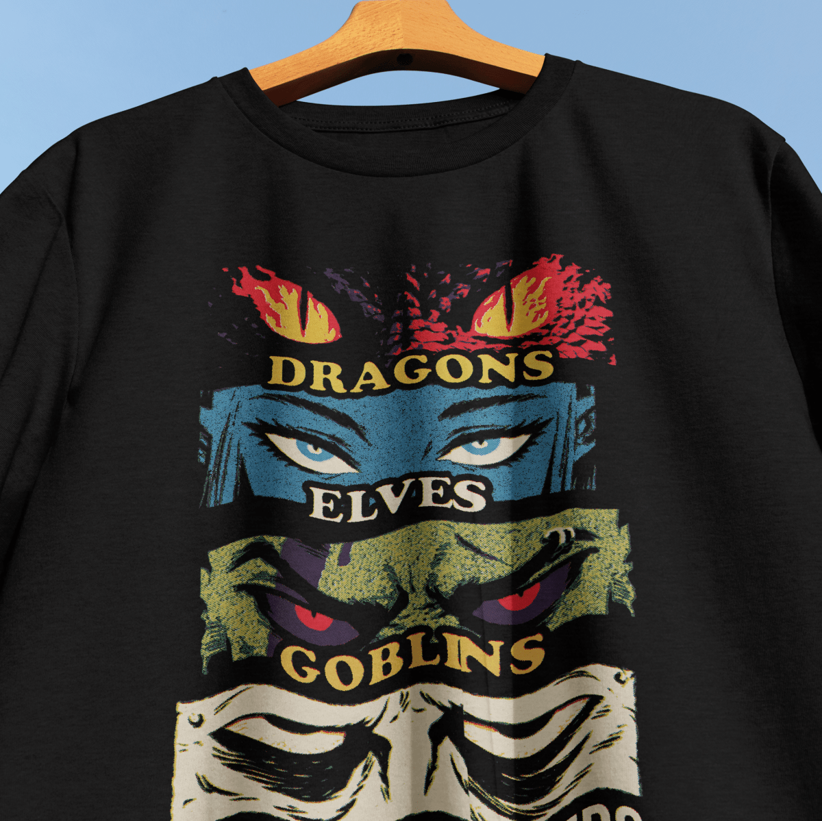 Dungeon Master Eyes T-Shirt - Cardtisan - T-Shirt - S - Black - casual wear - dnd