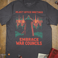 Embrace War Councils T-Shirt - Cardtisan - T-Shirt - Charcoal - M - casual wear - everyday style