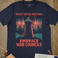 Embrace War Councils T-Shirt - Cardtisan - T-Shirt - Navy - M - casual wear - everyday style