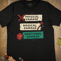 Emotional Damage T-Shirt - Cardtisan - T-Shirt - Black - S - casual wear - dnd