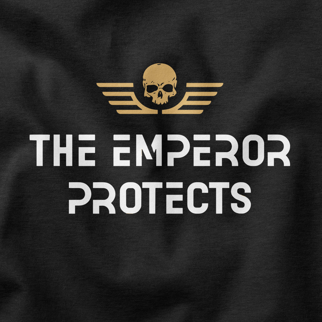 Emperor Protects T-Shirt - Cardtisan - T-Shirt - Shadow - S - casual wear - everyday style