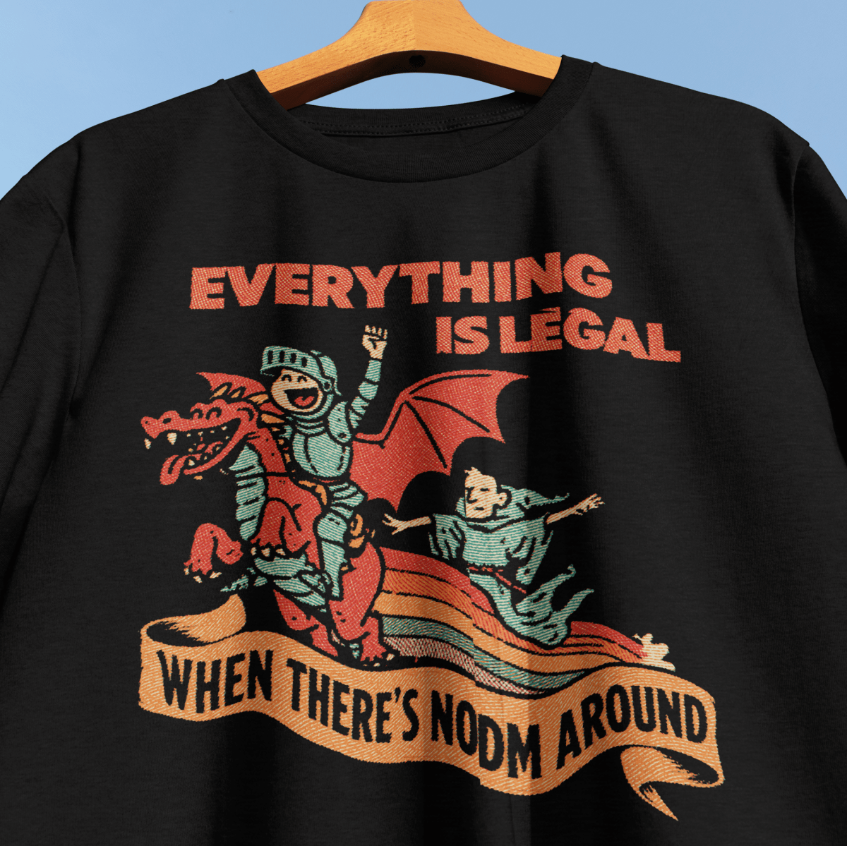 Everything Is Legal T-Shirt - Cardtisan - T-Shirt - Charcoal - S - absurd-humor - chaotic-energy