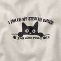 Failed Stealth Check T-Shirt - Cardtisan - T-Shirt - Berry - S - casual wear - dnd