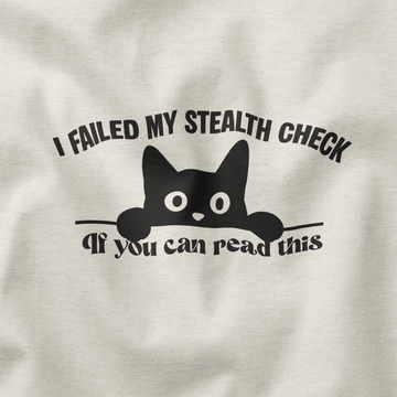 Failed Stealth Check T-Shirt - Cardtisan - T-Shirt - Berry - S - casual wear - dnd