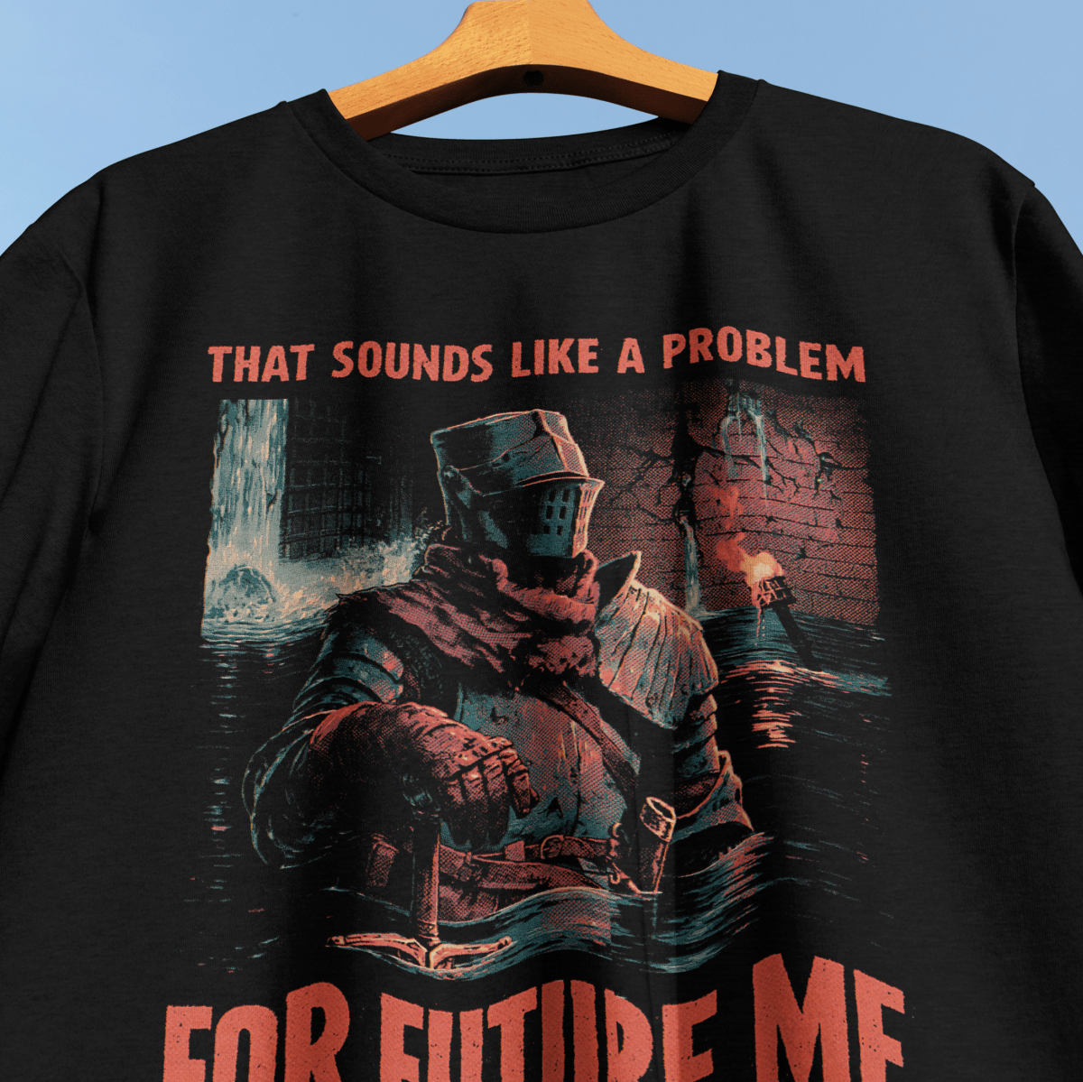 Future Me Problem T-Shirt - Cardtisan - T-Shirt - Black - S - dark-humor - dark-tee