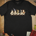 Goose Party T-Shirt - Cardtisan - T-Shirt - Black - S - casual wear - dnd