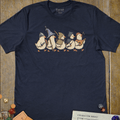Goose Party T-Shirt - Cardtisan - T-Shirt - Navy - S - casual wear - dnd