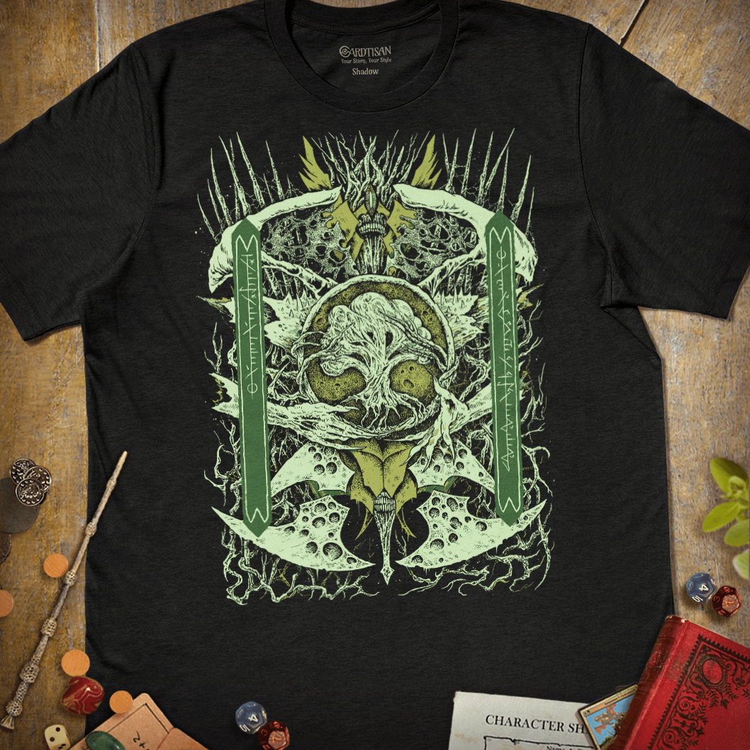 Green Mana Phyrexia T-Shirt - Cardtisan - T-Shirt - Dark - S - casual wear - everyday style