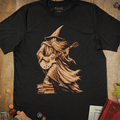 Guitar Wizard T-Shirt - Cardtisan - T-Shirt - Black - S - absurd-humor - bard