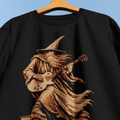 Guitar Wizard T-Shirt - Cardtisan - T-Shirt - Navy - S - absurd-humor - bard