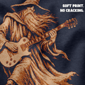 Guitar Wizard T-Shirt - Cardtisan - T-Shirt - Navy - S - absurd-humor - bard
