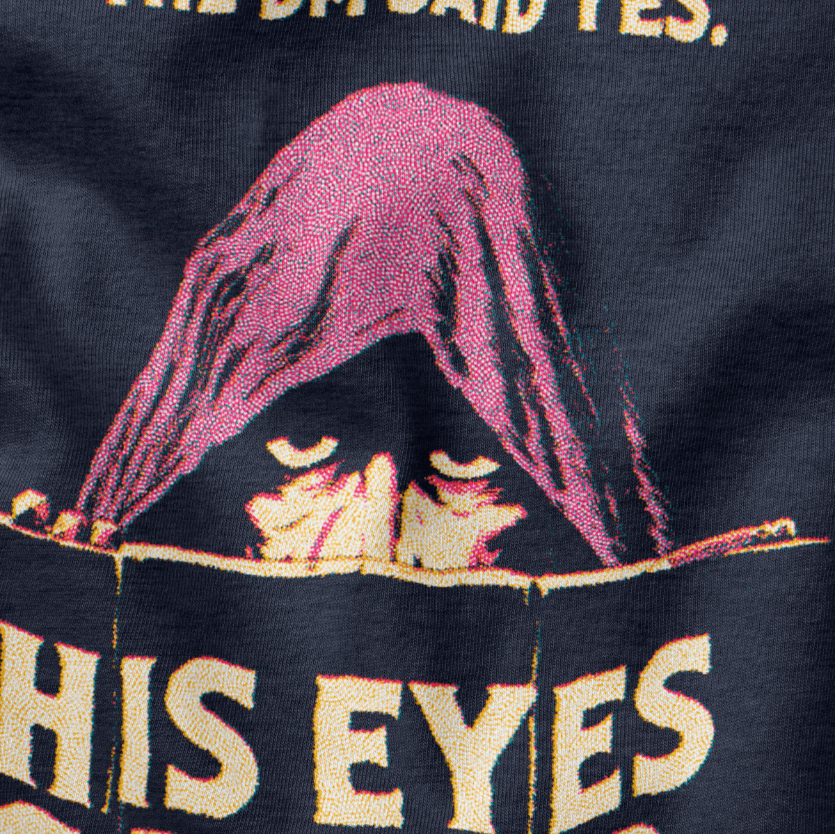 His Eyes Said No T-Shirt - Cardtisan - T-Shirt - Black - M - casual wear - dnd