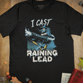 I Cast Raining Lead T-Shirt - Cardtisan - T-Shirt - Black - S - casual wear - dnd