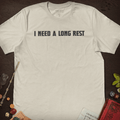 I need a long rest T-Shirt - Cardtisan - T-Shirt - Light - S - casual wear - dnd