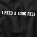 I need a long rest T-Shirt - Cardtisan - T-Shirt - Shadow - S - casual wear - dnd