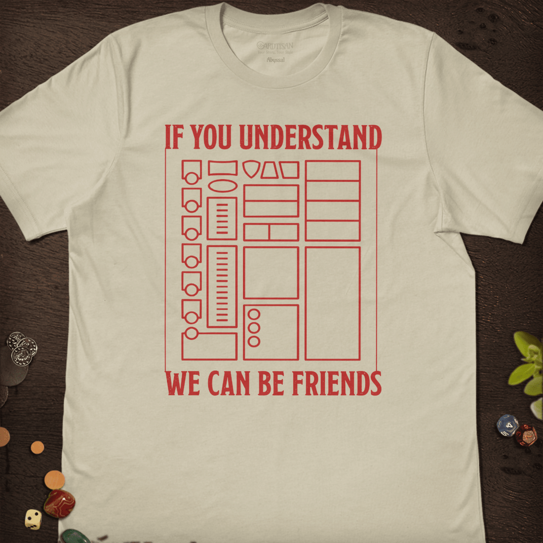 If You Understand T-Shirt - Cardtisan - T-Shirt - Light - S - casual wear - dnd