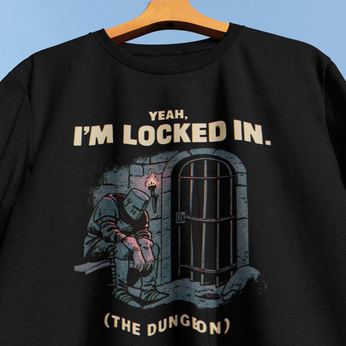 I’m Locked In T-Shirt - Cardtisan - T-Shirt - Black - S - casual wear - everyday style