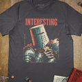 Interesting Knight T-Shirt - Cardtisan - T-Shirt - Charcoal - S - absurd-humor - dark-tee