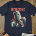 Interesting Knight T-Shirt - Cardtisan - T-Shirt - Navy - S - absurd-humor - dark-tee