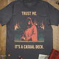 It’s a Casual Deck T-Shirt - Cardtisan - T-Shirt - Charcoal - M - casual wear - everyday style