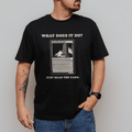 Just Read the Card T-Shirt - Cardtisan - T-Shirt - Black - S - casual wear - everyday style