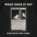 Just Read the Card T-Shirt - Cardtisan - T-Shirt - Black - S - casual wear - everyday style