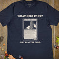 Just Read the Card T-Shirt - Cardtisan - T-Shirt - Navy - S - casual wear - everyday style