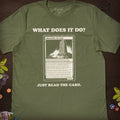 Just Read the Card T-Shirt - Cardtisan - T-Shirt - Sage - S - casual wear - everyday style