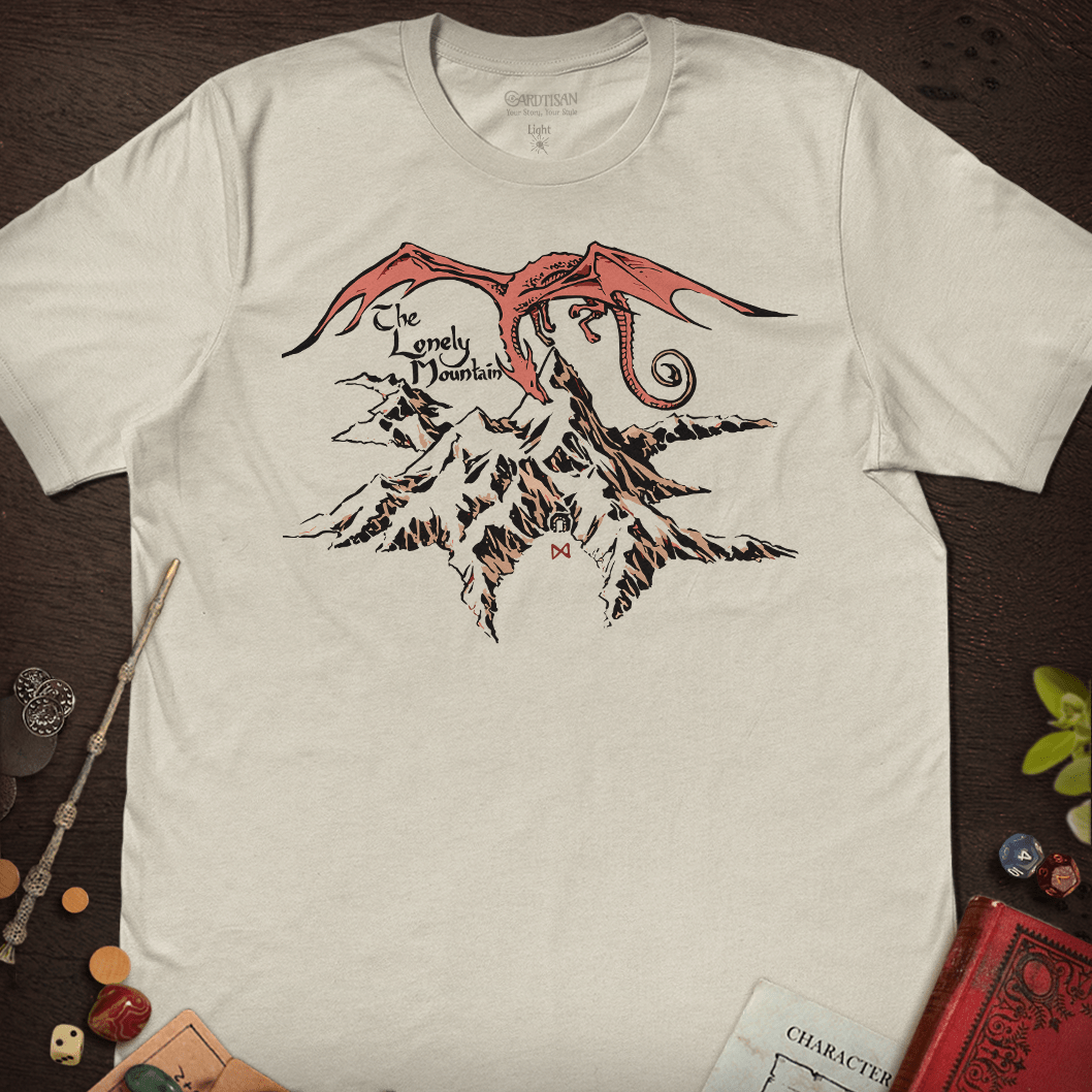 Lonely Mountain T-Shirt - Cardtisan - T-Shirt - Light - S - casual wear - everyday style