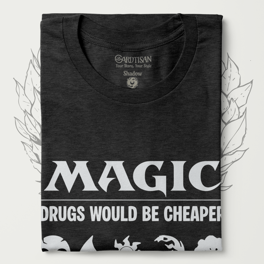 Magic Overdose T-Shirt - Cardtisan - T-Shirt - Shadow - S - casual wear - everyday style