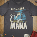 Mana Recharge T-Shirt - Cardtisan - T-Shirt - Charcoal - S - casual wear - everyday style