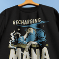 Mana Recharge T-Shirt - Cardtisan - T-Shirt - Navy - S - casual wear - everyday style