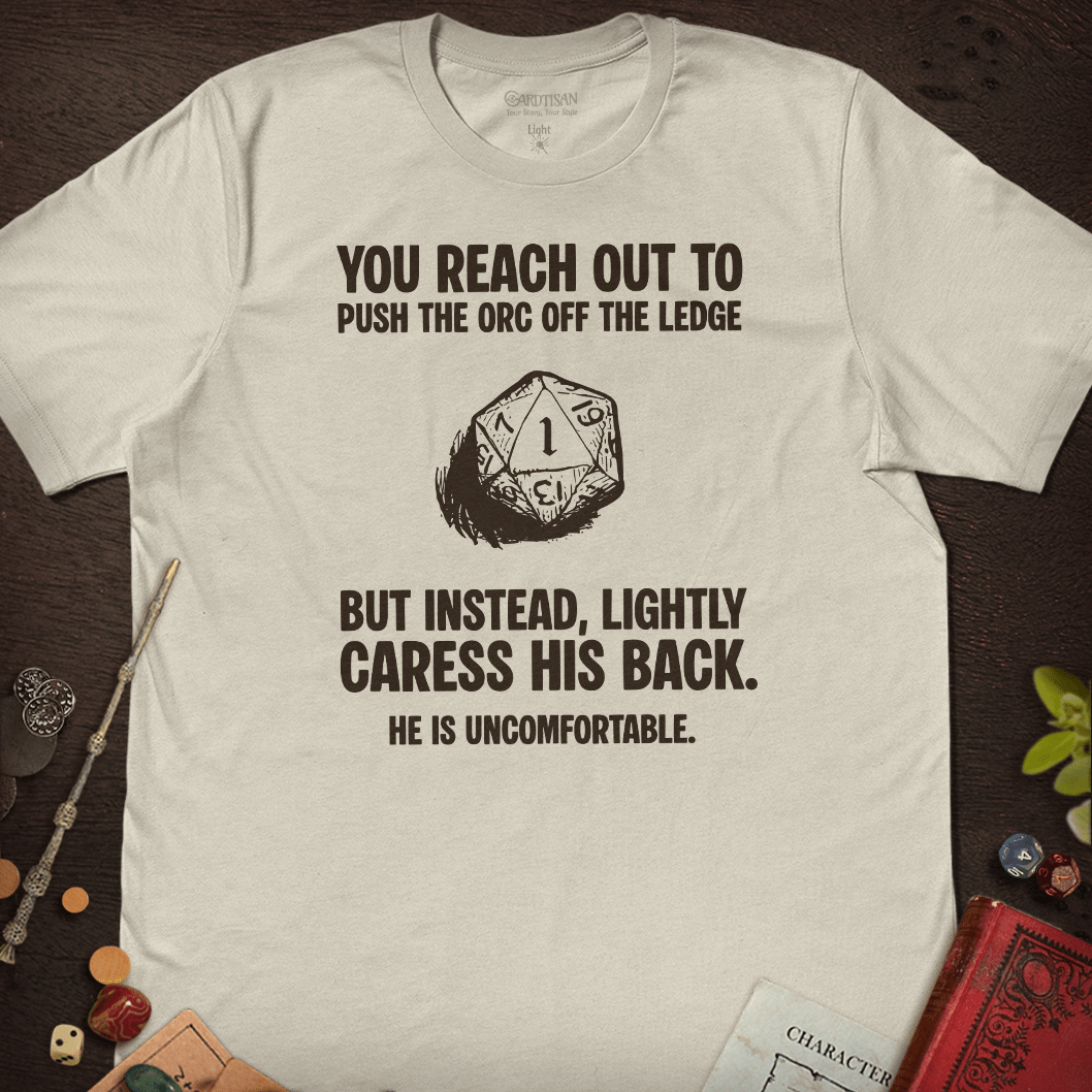 Nat 1 Moment T-Shirt - Cardtisan - T-Shirt - Light - S - casual wear - dnd