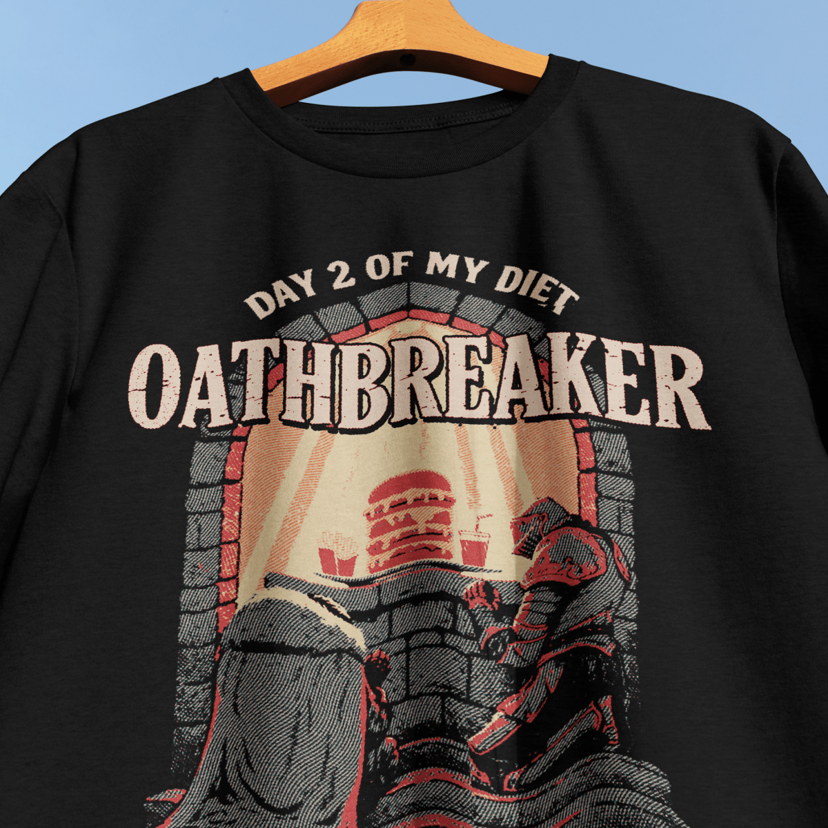 Oathbreaker Diet T-Shirt - Cardtisan - T-Shirt - S - Black - casual wear - dnd